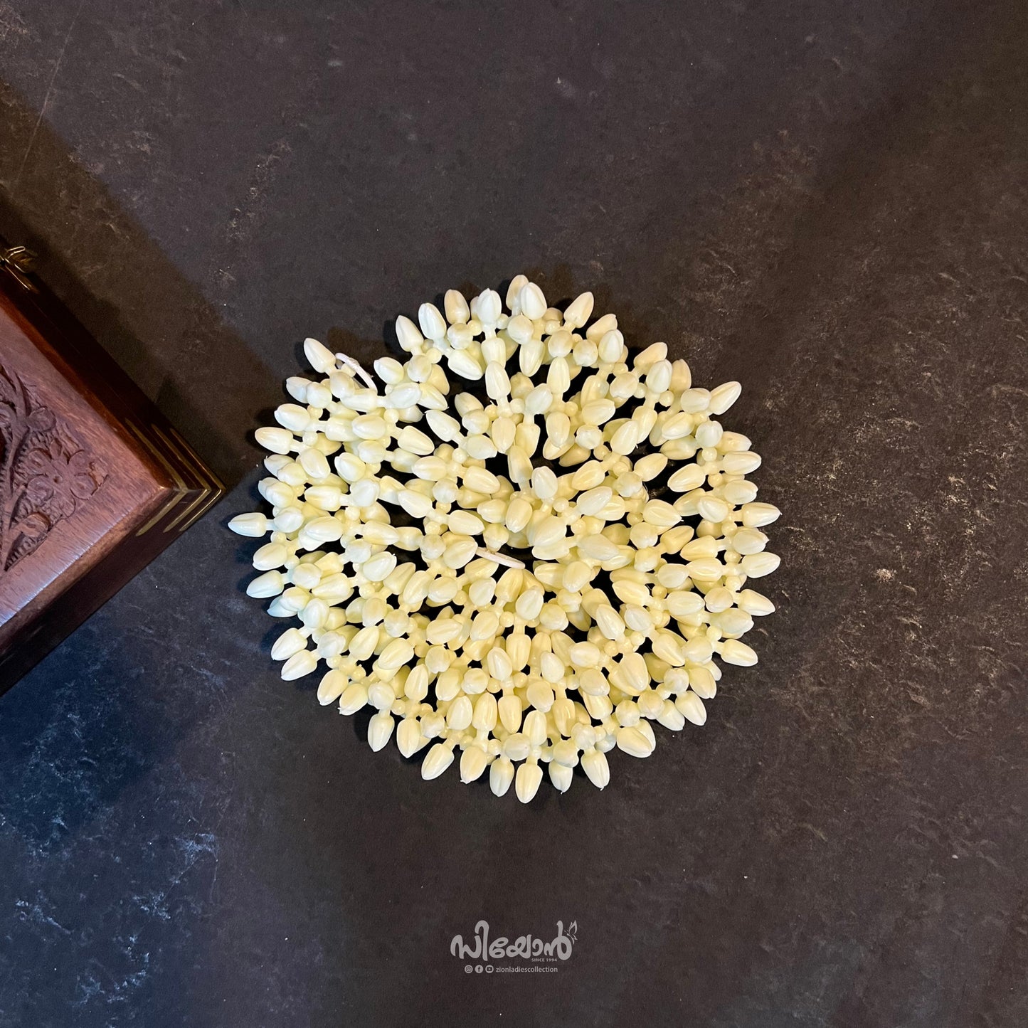 Jasmine Plastic Bud - Hair Styling Flower Mala - 90cm