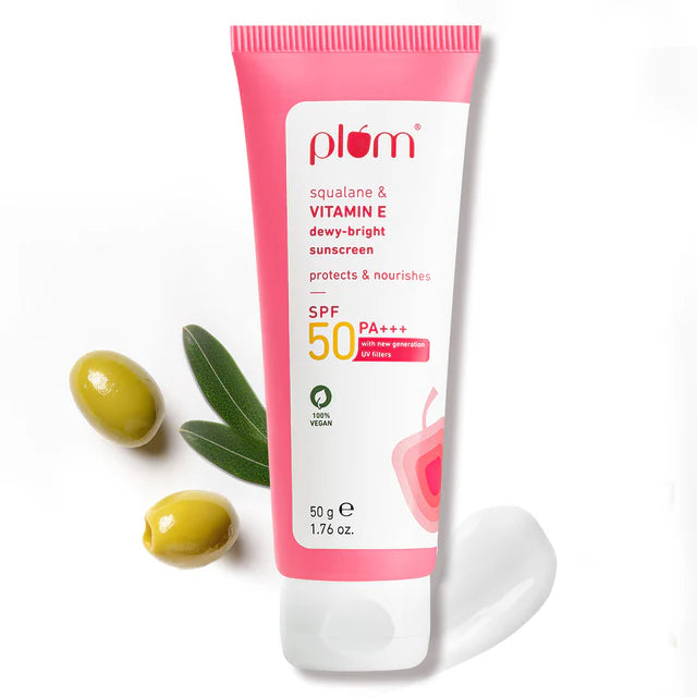 Plum Vitamin E SPF 50 PA+++ Dewy-Bright Sunscreen