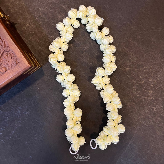 Jasmine Plastic Flower - Hair Styling Flower Mala - 50cm