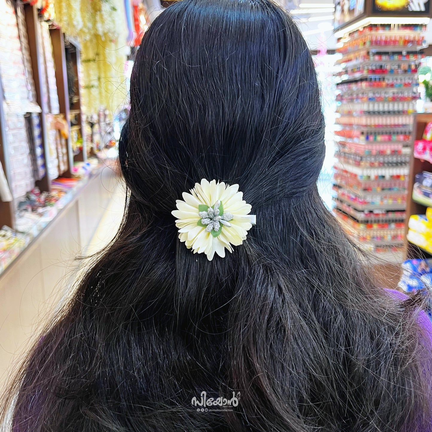 Jasmine Flower - Alligator Clip - 02
