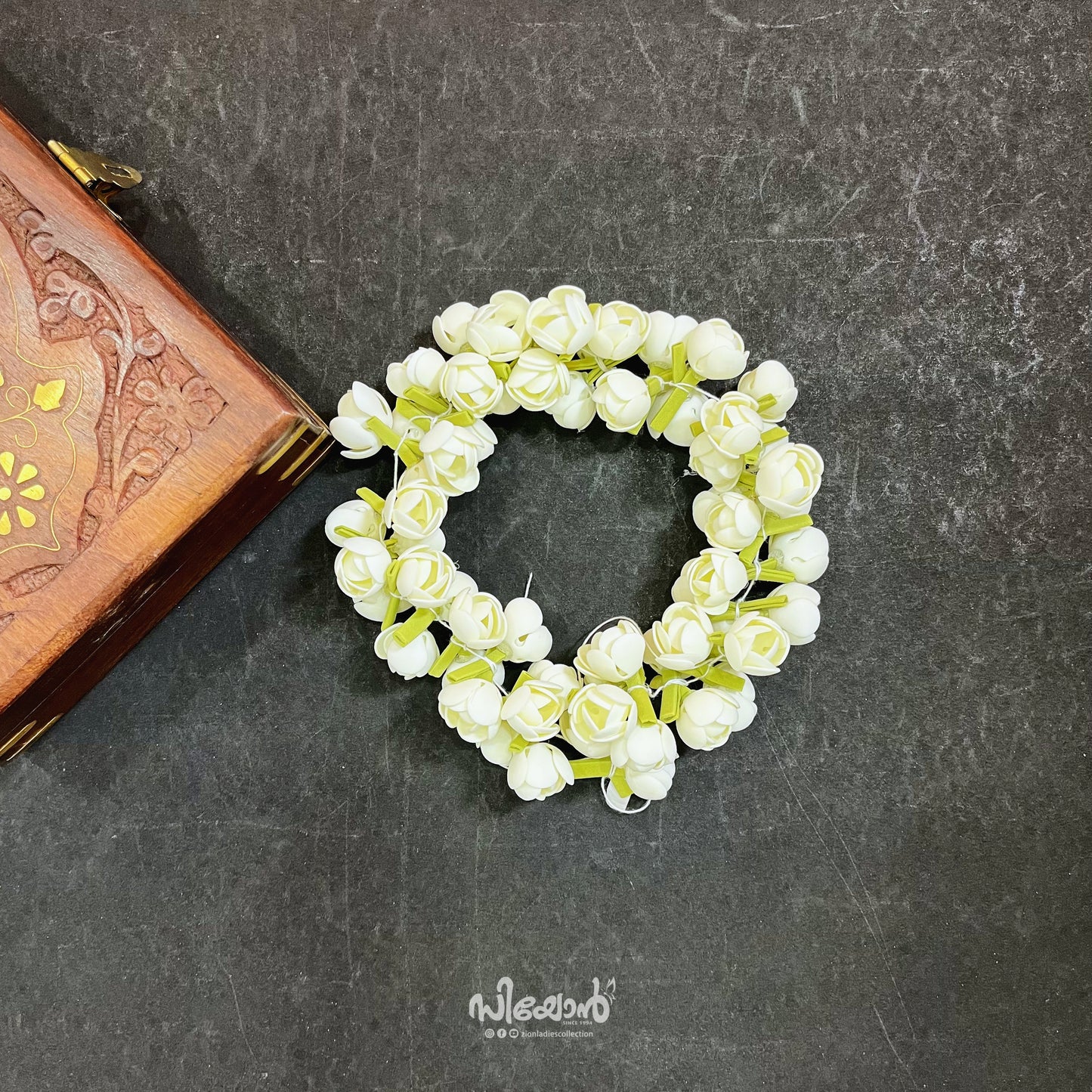 Jasmine Foam Sheet Mala - Premium 2008