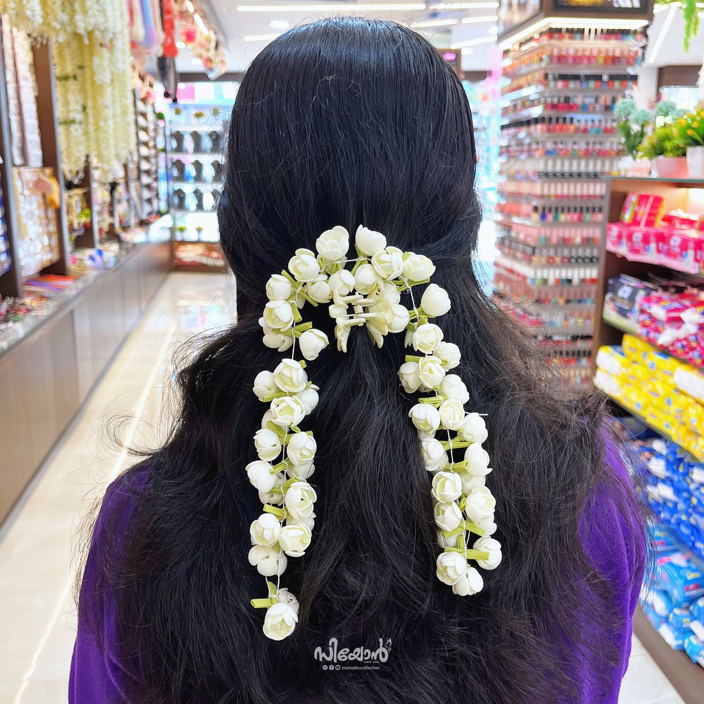 Jasmine Foam Sheet Mala - Premium 2008
